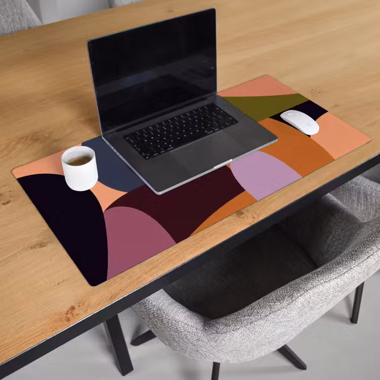 Bureau onderlegger - Vormen - Abstract - Kleuren - Vierkant — 2