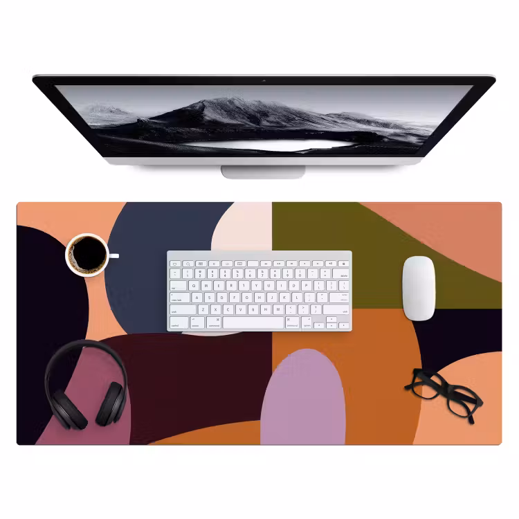 Bureau onderlegger - Vormen - Abstract - Kleuren - Vierkant — 3