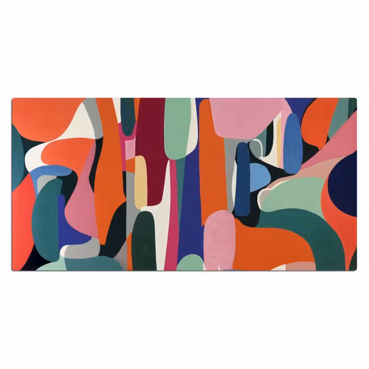 Bureau onderlegger - Vormen - Ritmisch - Kleuren - Abstract — 1