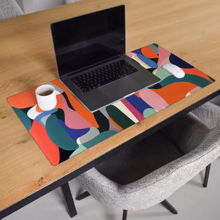Bureau onderlegger - Vormen - Ritmisch - Kleuren - Abstract — 2
