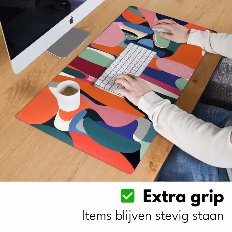 Bureau onderlegger - Vormen - Ritmisch - Kleuren - Abstract — 5