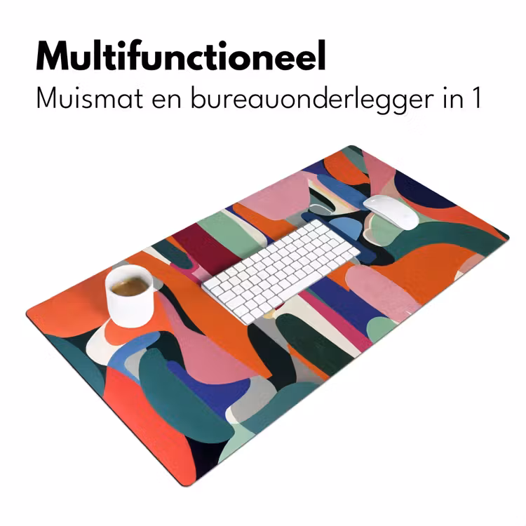 Bureau onderlegger - Vormen - Ritmisch - Kleuren - Abstract — 6