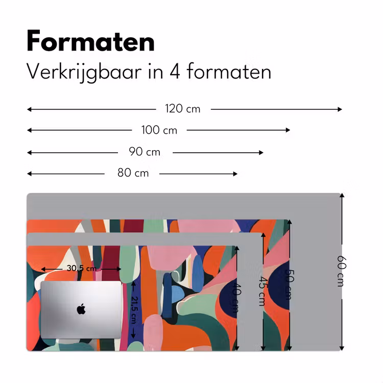 Bureau onderlegger - Vormen - Ritmisch - Kleuren - Abstract — 7