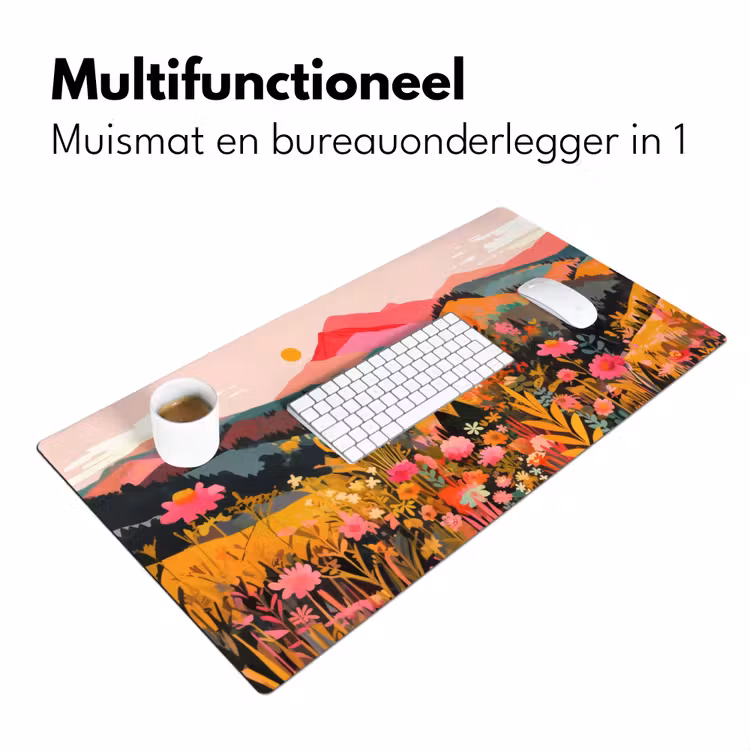 Bureau onderlegger - Zonsondergang - Bergvallei - Contrast — 6