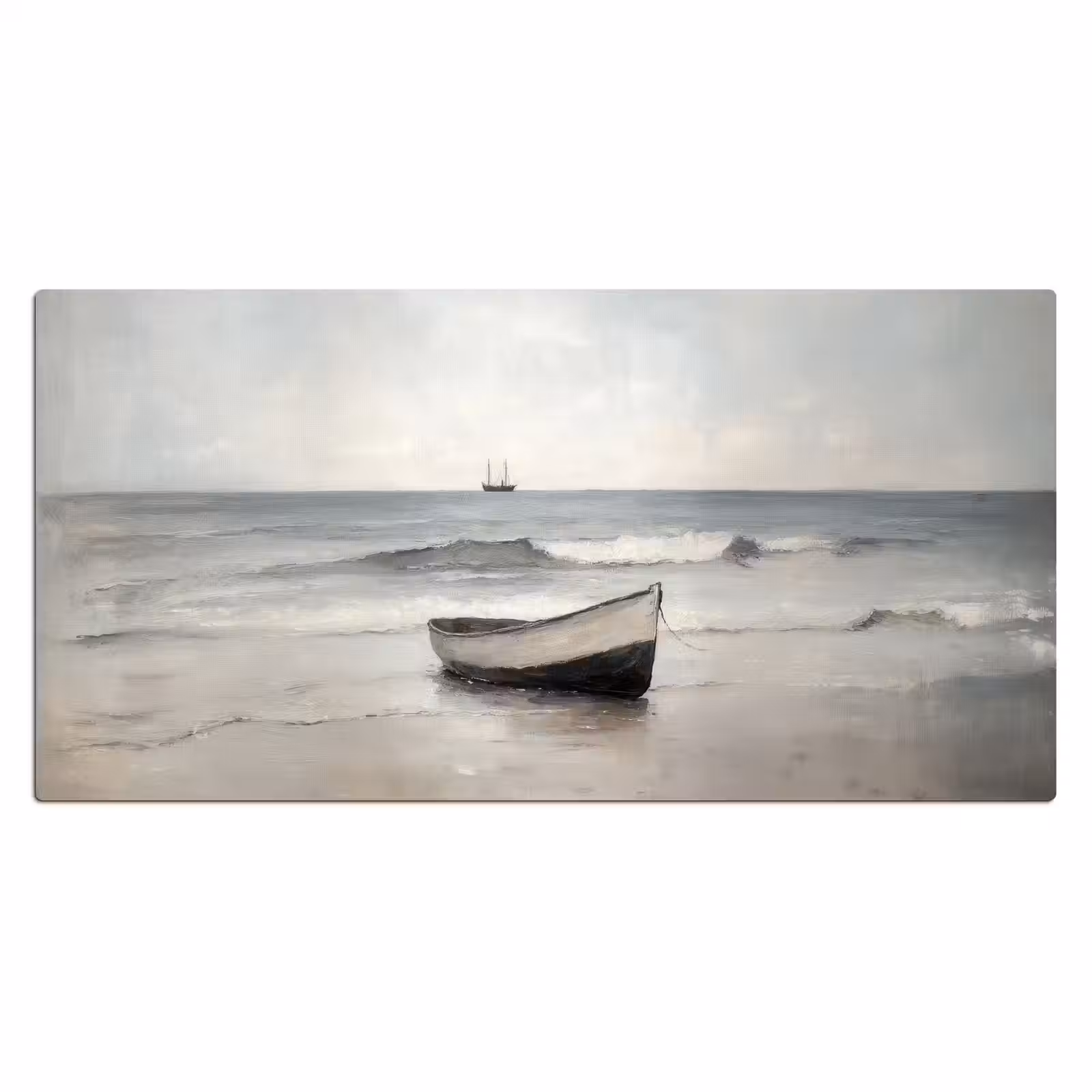 Bureau onderlegger - Roeiboot - Zee - Horizon — 1