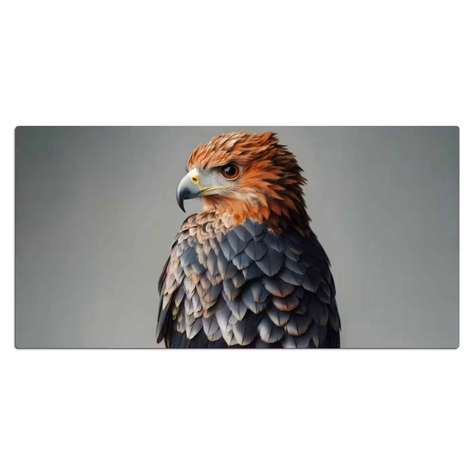 Bureau onderlegger - Vogel - Realistisch - Veren - Bruin — 1