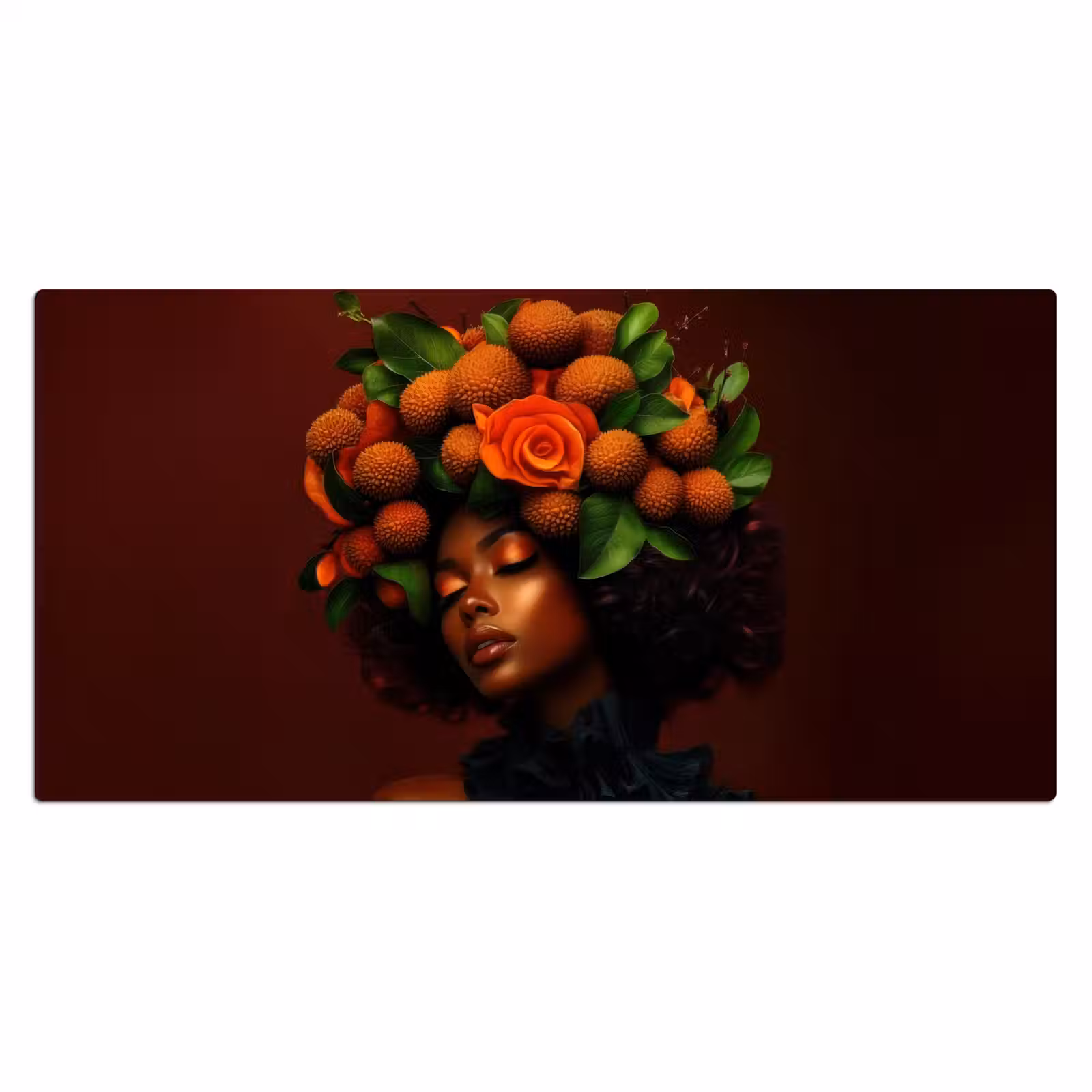 Bureau onderlegger - Vrouw - lychee - exotisch — 1