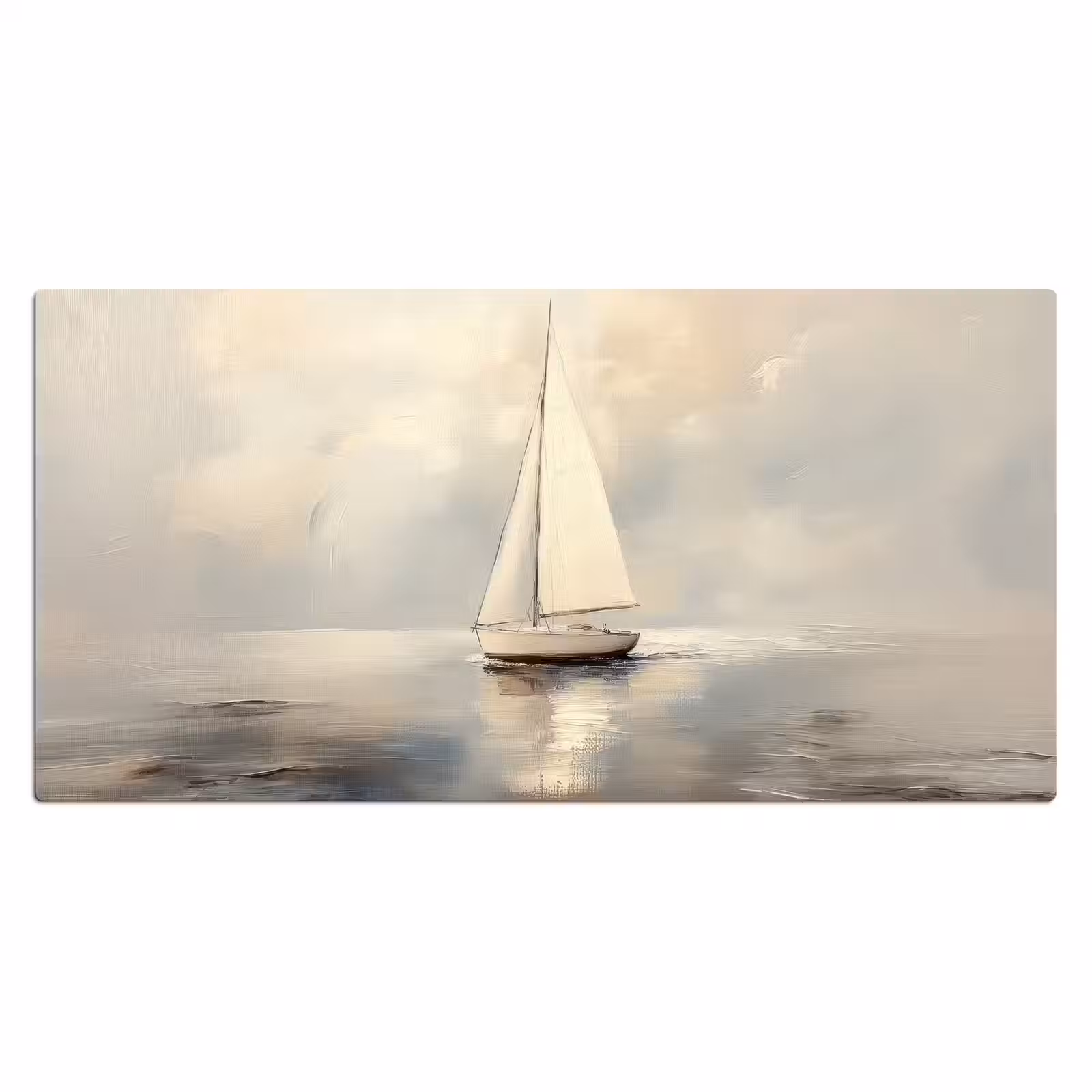 Bureau onderlegger - Zeilschip - Zee - Bewolkt — 1