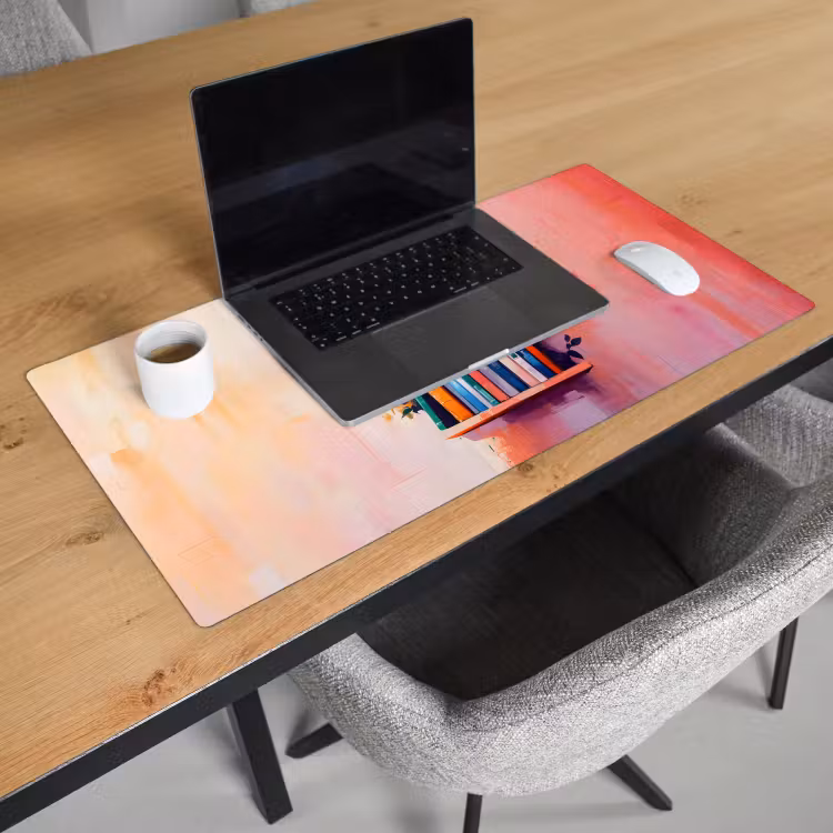 Bureau onderlegger - Planken - Boeken - Bladeren — 2