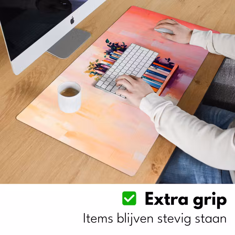 Bureau onderlegger - Planken - Boeken - Bladeren — 5