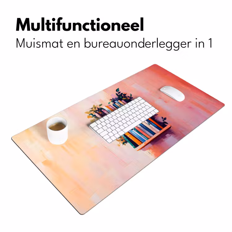 Bureau onderlegger - Planken - Boeken - Bladeren — 6