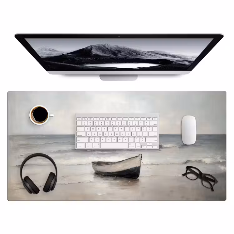 Bureau onderlegger - Roeiboot - Zee - Horizon — 3