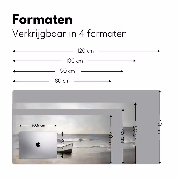 Bureau onderlegger - Roeiboot - Zee - Horizon — 7