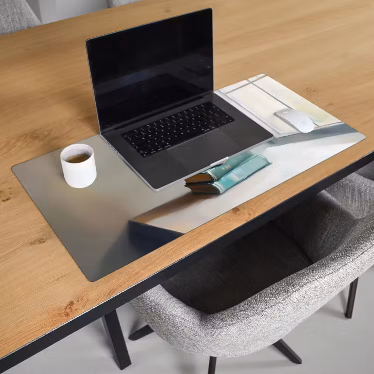 Bureau onderlegger - Stapel - Boeken - Groen - Daglicht — 2
