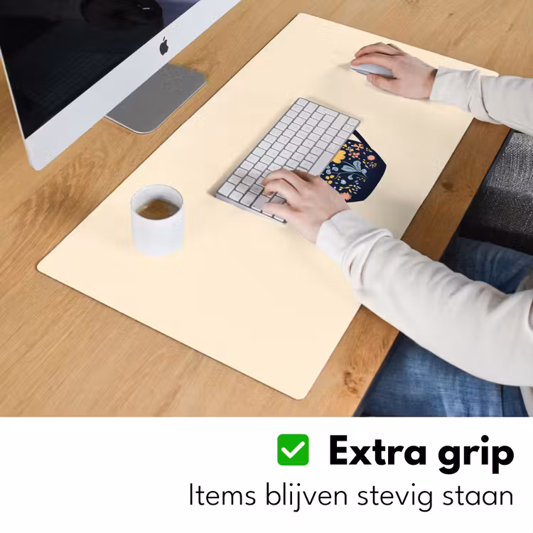 Bureau onderlegger - Theepot - Kleurrijk - Bloemen — 5