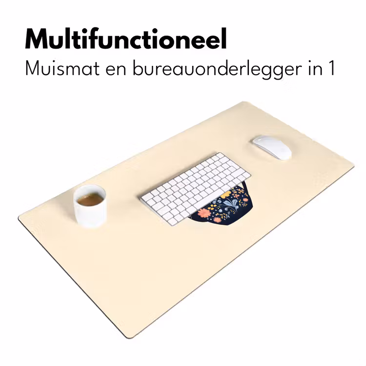 Bureau onderlegger - Theepot - Kleurrijk - Bloemen — 6