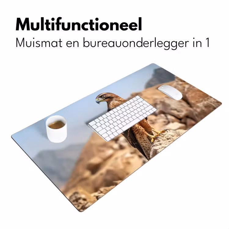 Bureau onderlegger - Valk - Vogel - Rots - Macht — 6