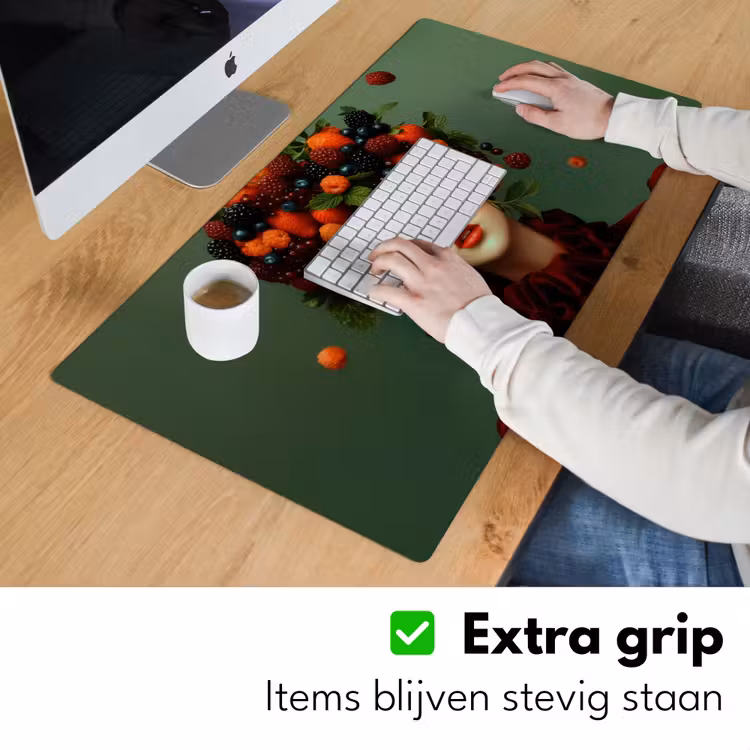 Bureau onderlegger - Vrouw - Aardbeien - Frambozen - Bramen - Bessen — 5
