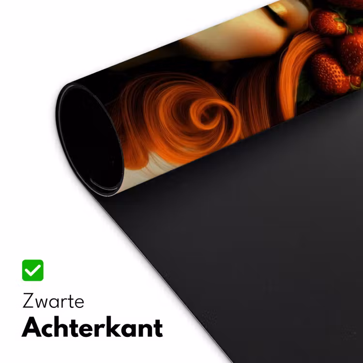 Bureau onderlegger - Vrouw - Aardbeien - Kroon — 4