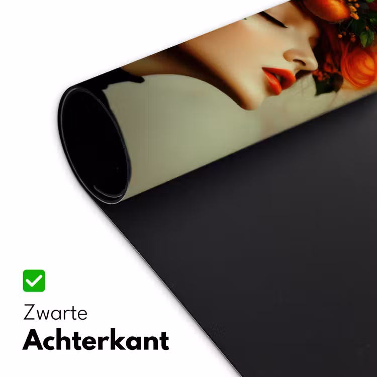 Bureau onderlegger - Vrouw - Appels - Rood - Bladeren — 4