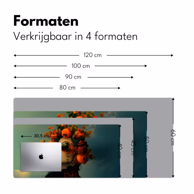 Bureau onderlegger - Vrouw - Granaatappel - Herfst - Zonnebril — 7