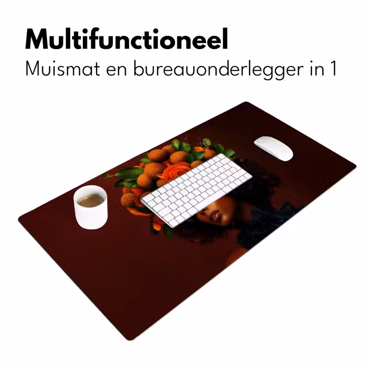 Bureau onderlegger - Vrouw - lychee - exotisch — 6