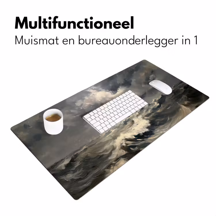 Bureau onderlegger - Vuurtoren - Golven - Storm — 6