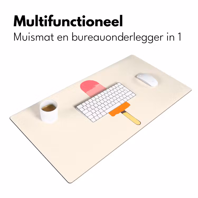 Bureau onderlegger - Waterijsje - Retro - Stokje - Roze — 6
