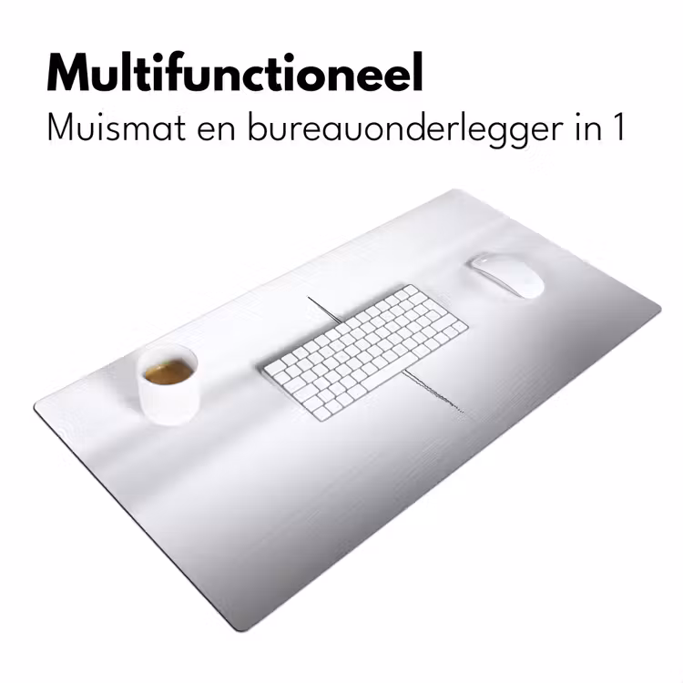 Bureau onderlegger - Zeilboot - Zwart - Water - Silhouet — 6