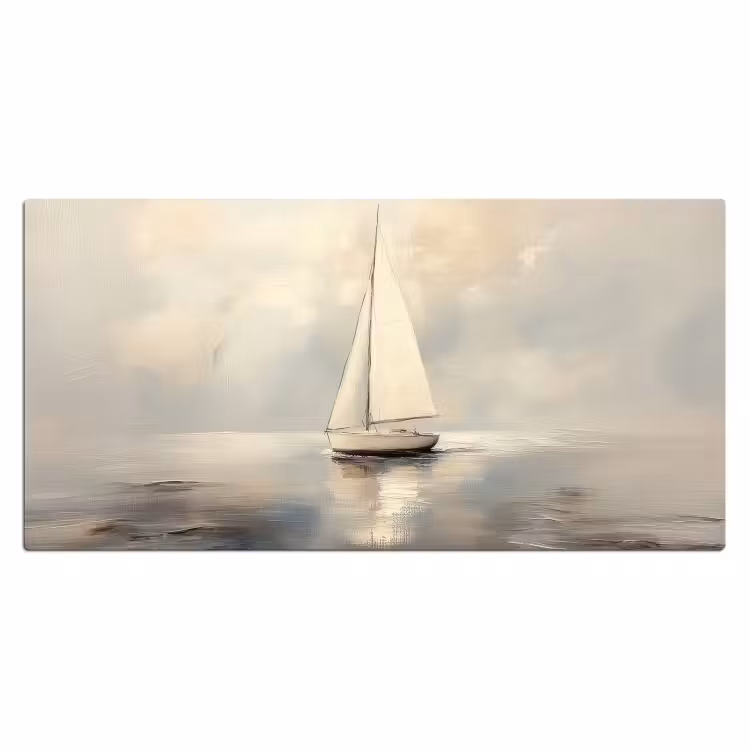 Bureau onderlegger - Zeilschip - Zee - Bewolkt — 1