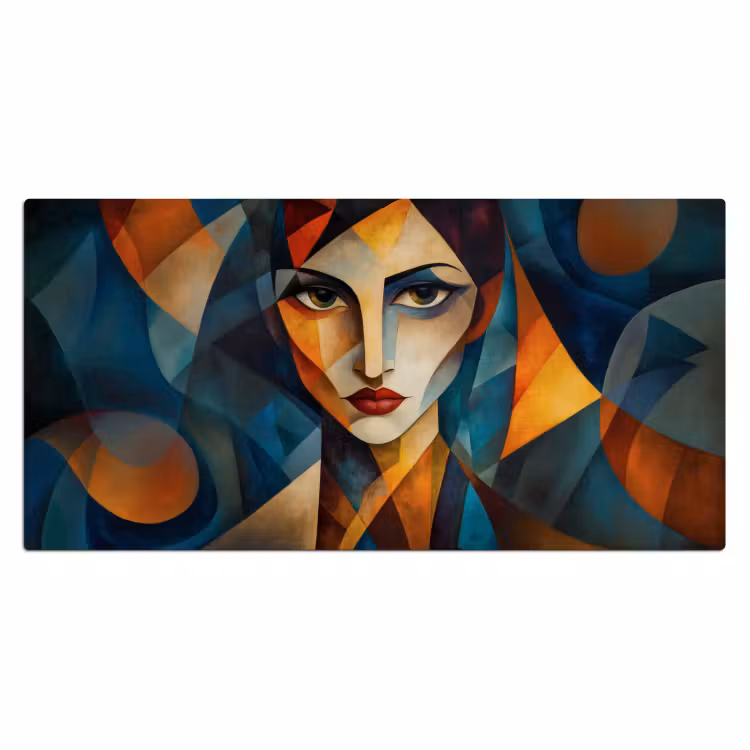 Bureau onderlegger - Portret - Abstract - Vormen — 1