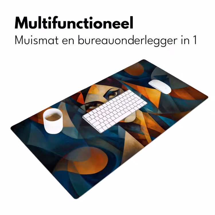 Bureau onderlegger - Portret - Abstract - Vormen — 6