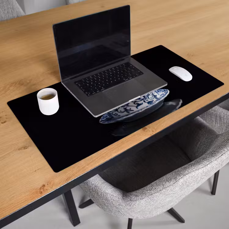 Bureau onderlegger - Taart - Slagroom - Kers - Bord - Delfts blauw — 2
