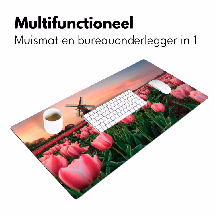 Bureau onderlegger - Tulpen - Molen - Nederland — 6