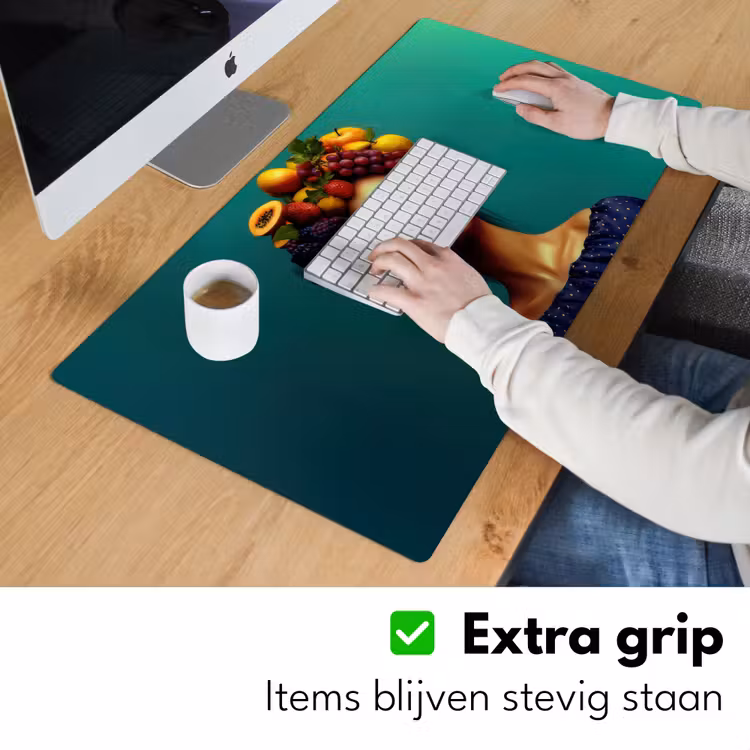 Bureau onderlegger - Vrouw - Hoodtooi - Tropisch - Fruit - Druiven — 5