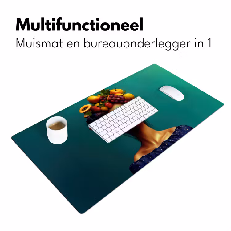 Bureau onderlegger - Vrouw - Hoodtooi - Tropisch - Fruit - Druiven — 6