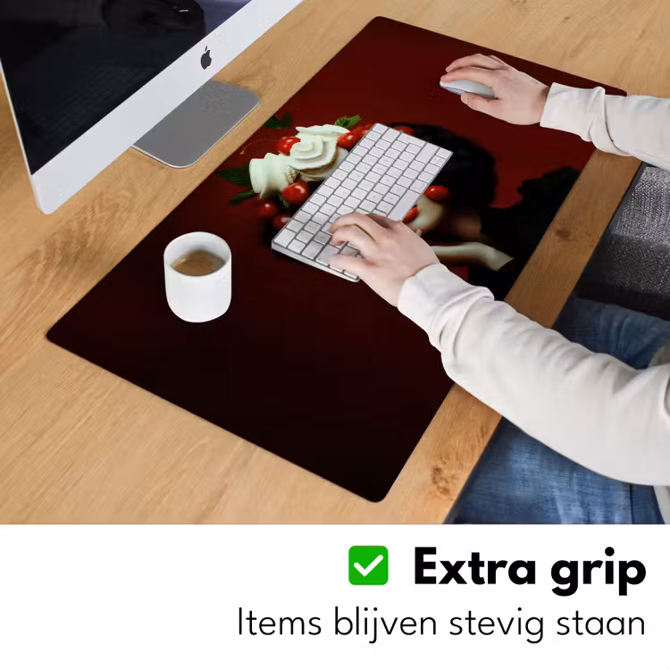 Bureau onderlegger - Vrouw - Kersen - Slagroom — 5