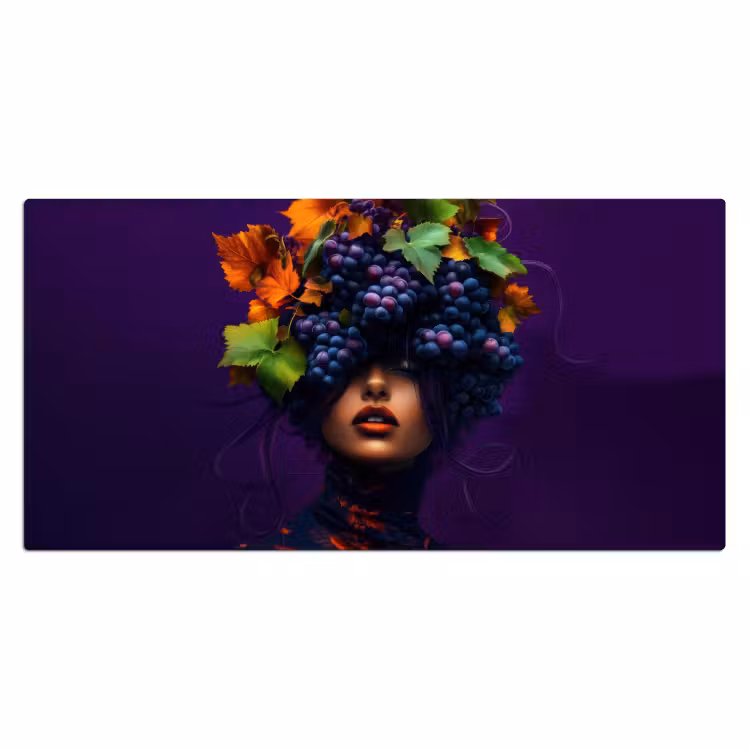 Bureau onderlegger - Vrouw - Paars - Druiven — 1