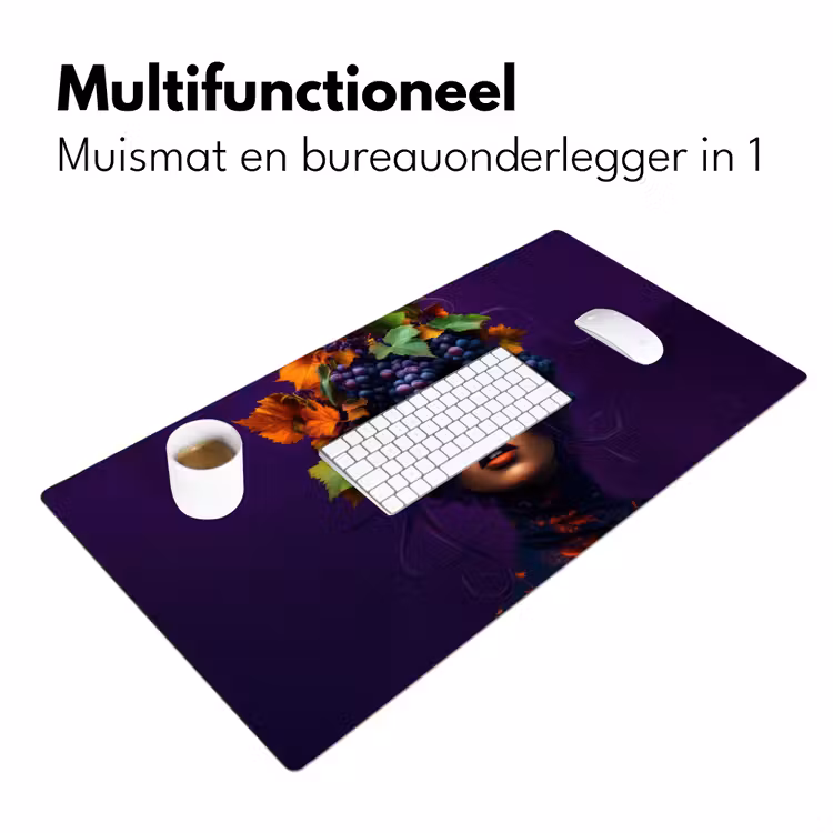 Bureau onderlegger - Vrouw - Paars - Druiven — 6