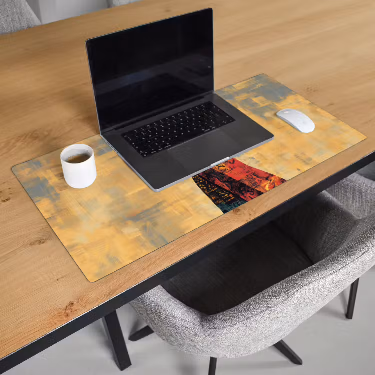 Bureau onderlegger - Vrouw - Silhouet - Patronen - Sierlijk — 2