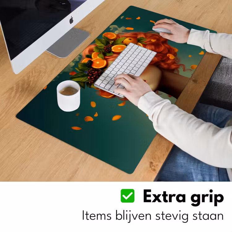 Bureau onderlegger - Vrouw - Sinaasappel - Bessen - Oranje — 5
