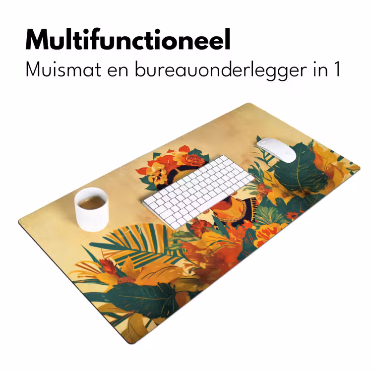 Bureau onderlegger - Vrouwelijk - Bloemen - Sieraden — 6