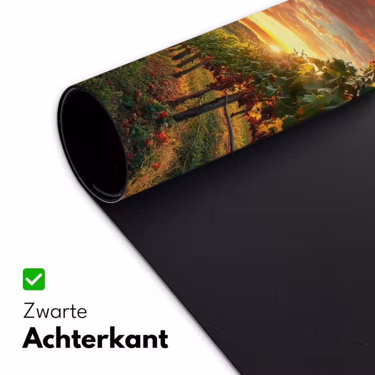 Bureau onderlegger - Wijngaard - Druiven - Zonsondergang — 4