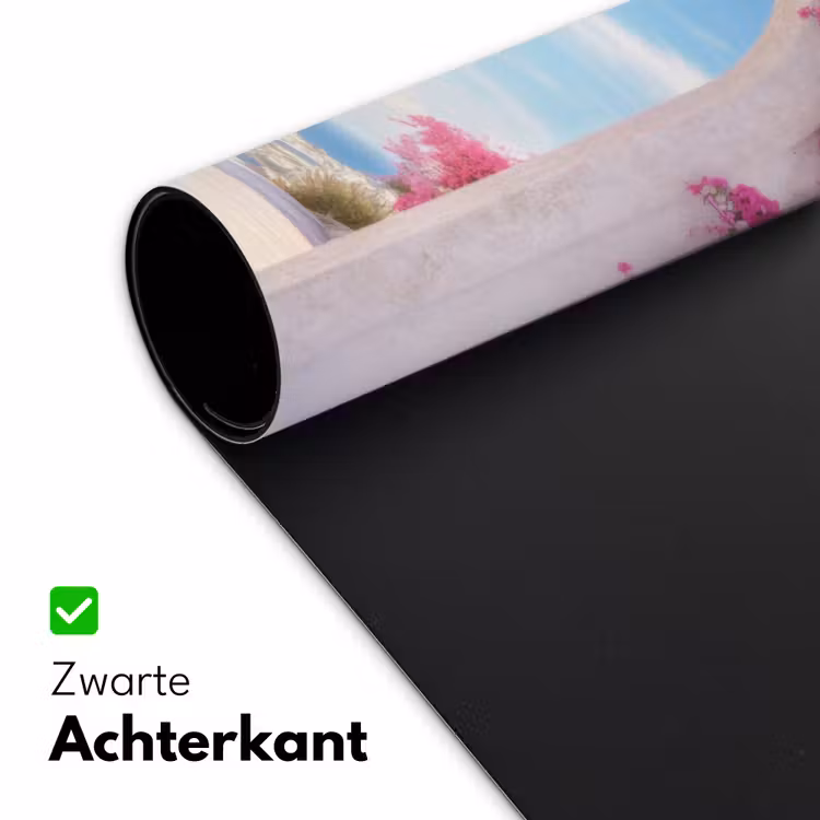 Bureau onderlegger - Zee - Roze - Bloemen - Poort — 4