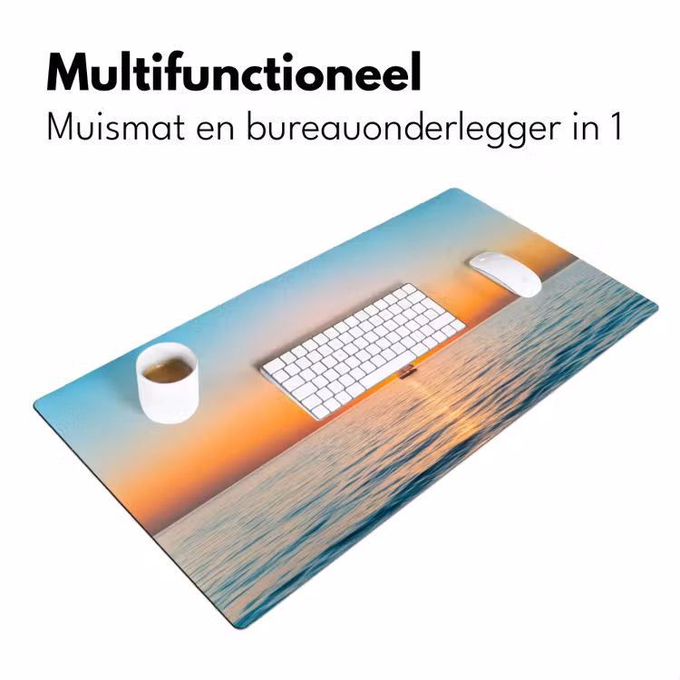 Bureau onderlegger - Zee - Zeilboot - Zonsondergang — 6