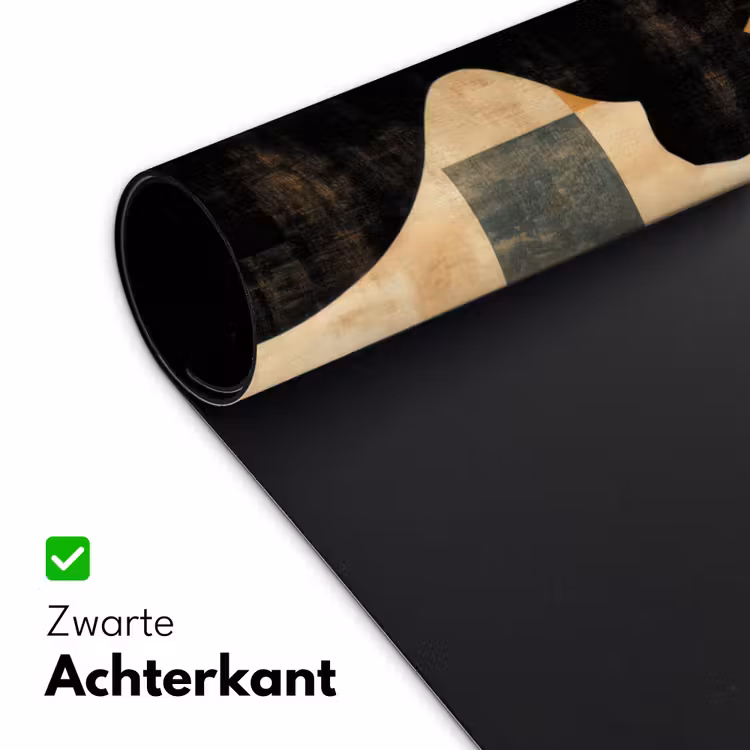 Bureau onderlegger - Zijaanzicht - Vrouw - Vormen — 4
