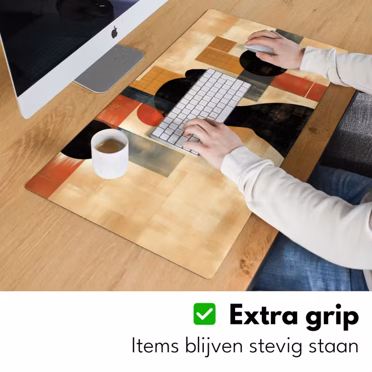 Bureau onderlegger - Zijaanzicht - Vrouw - Vormen — 5