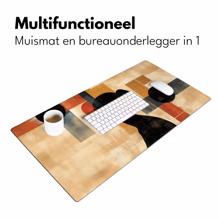 Bureau onderlegger - Zijaanzicht - Vrouw - Vormen — 6