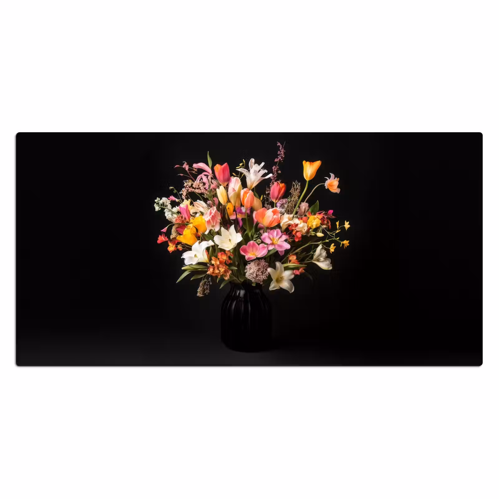 Bureau onderlegger - Vaas - Bloemen - Tulpen — 1