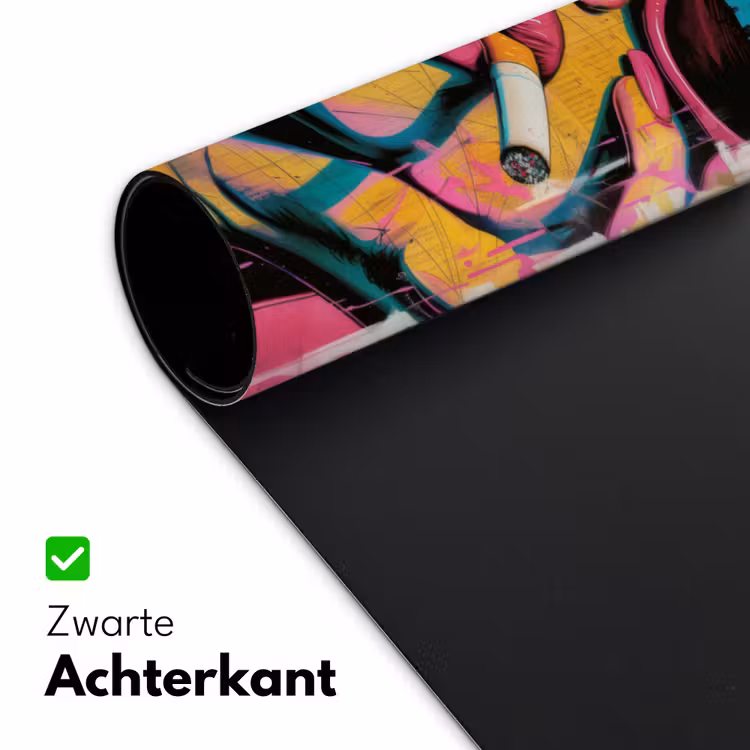 Bureau onderlegger - Portret - Vrouw - Abstract - Zonnebril — 4